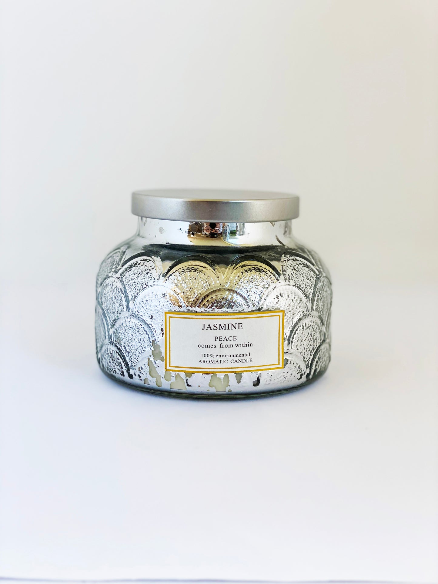 VELA BOMB SILVER GRANDE FRAGANCIA JAZMIN